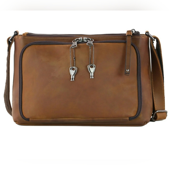 Leather Concealed Carry Crossbody Brynlee NWT - Picture 3 of 5